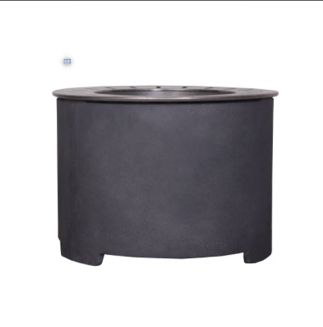 20.5 X 15 Dark GrayConcrete Texture Smokeless Fire Pit