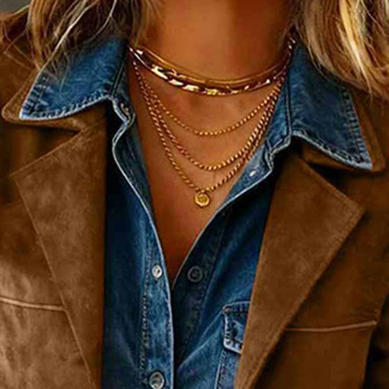 Plus Size Women's Solid Color Blazer Jacket Notch Lapel Long Sleeve Motorcycle Coat With Pockets For Office&Formal Wear