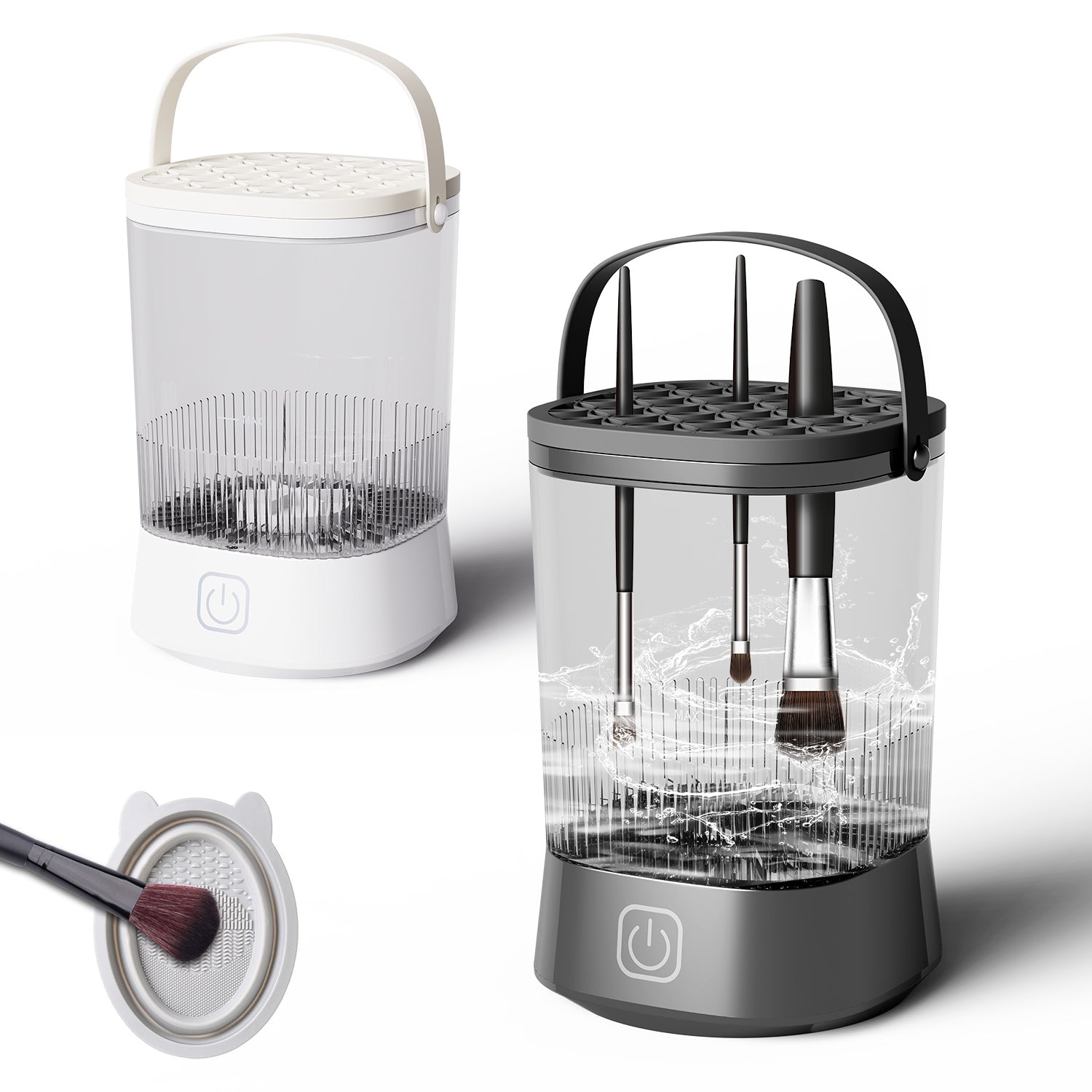 Electric Makeup Brush Cleaner - 9000 RPM Makeup Brush Cleaning Machine, Waterproof Automatic Makeup Brush Cleaner For Makeup Sponges And Brushes