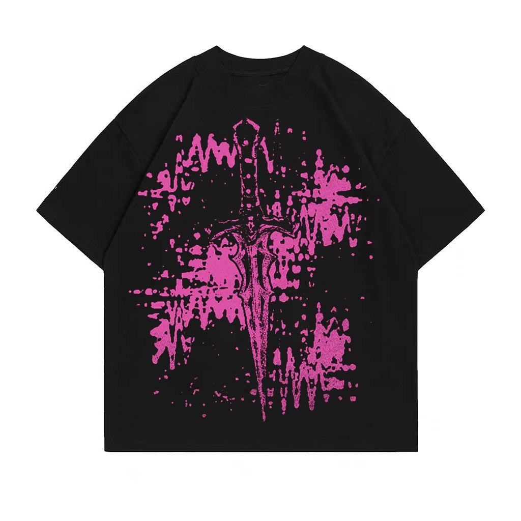 Summer New Printed T-shirt - Customizable Pattern