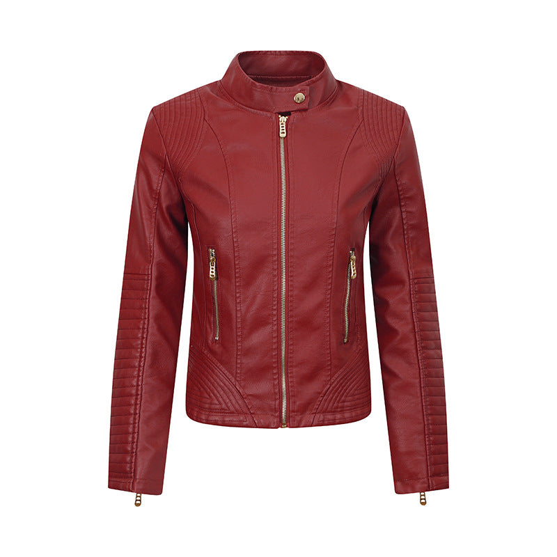 Fashion Best-seller Leather Jacket Coat Women