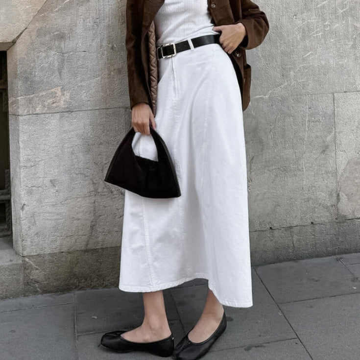 Simple Casual All-match Skirt For Women