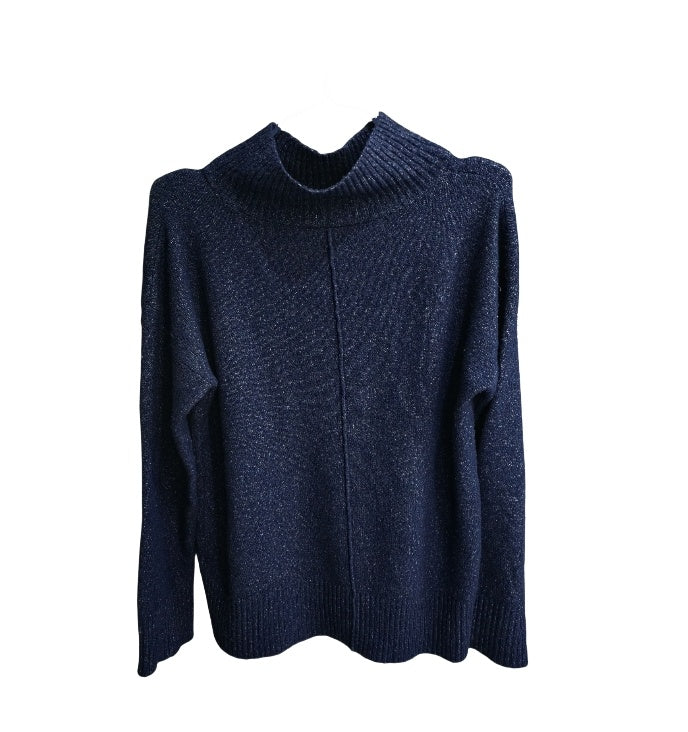 Elegant Warmth Oversized Turtleneck Sweater For Modern Women