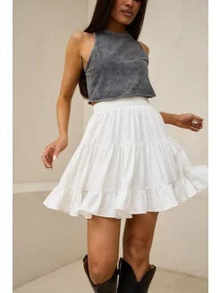 New Patchwork Floral Print Bohemian High-waisted Skirt