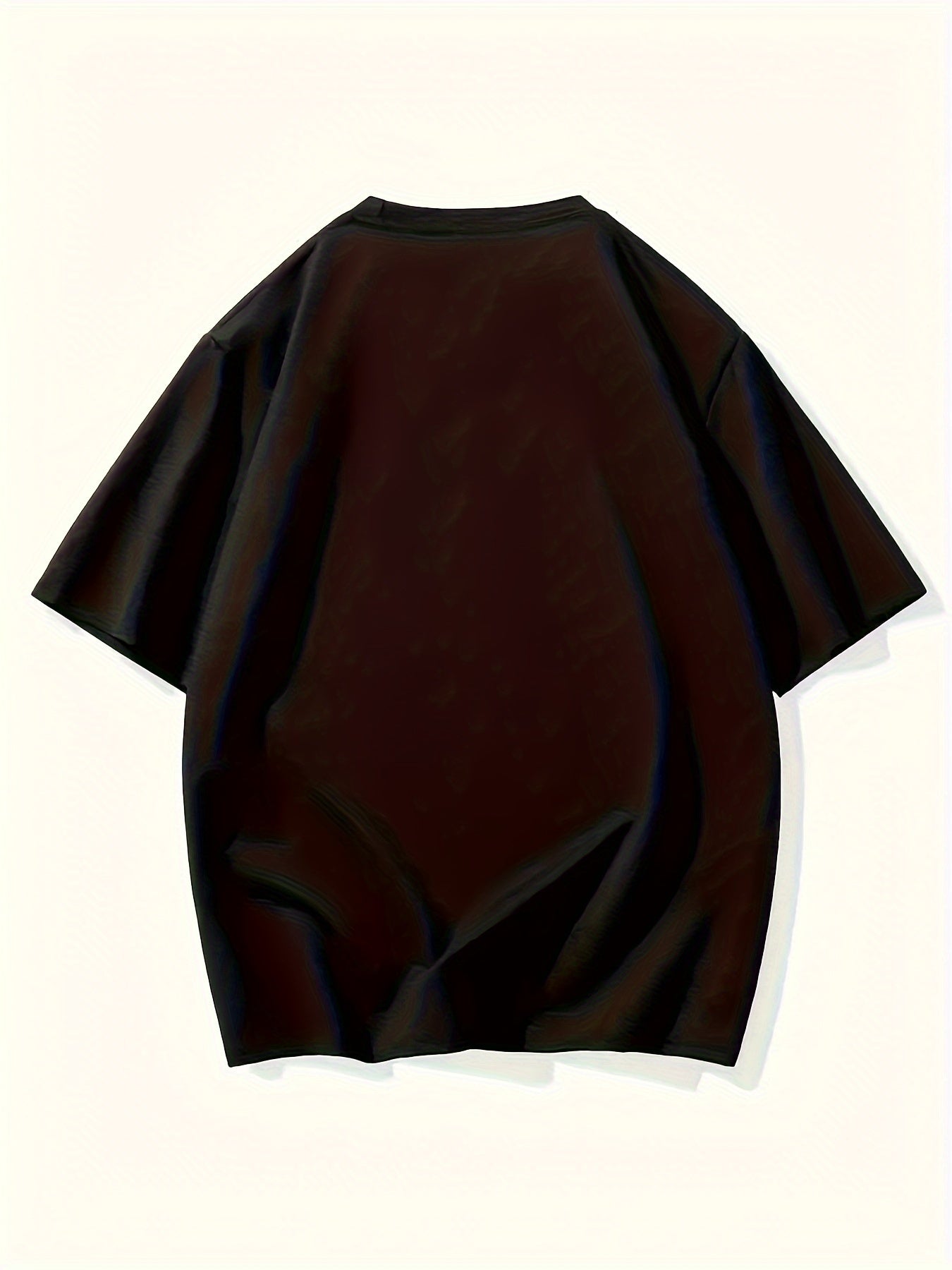 Music Is Good Medicine, Letter Printed Men's Short Sleeved Round Neck Plus Size T-shirt, Summer Fashionable Round Neck Short Sleeved Top