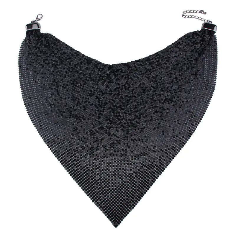 Mesh Necklace, Clavicle Chain, Fish Scale Neck Chain