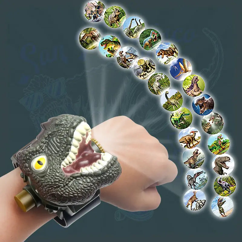 Children's Dinosaur Projection Electronic Watch Toy
