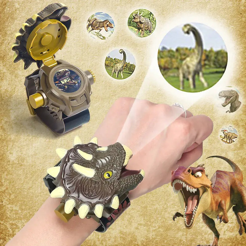 Children's Dinosaur Projection Electronic Watch Toy