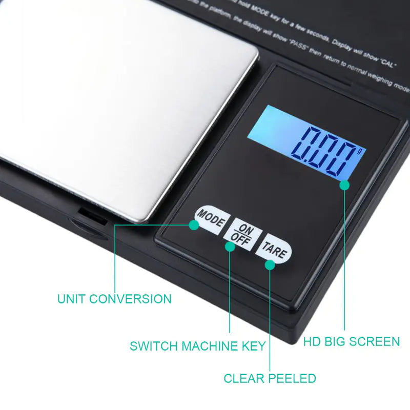 Jewelry Scale Square Electronic Pocket Scale 0.01g