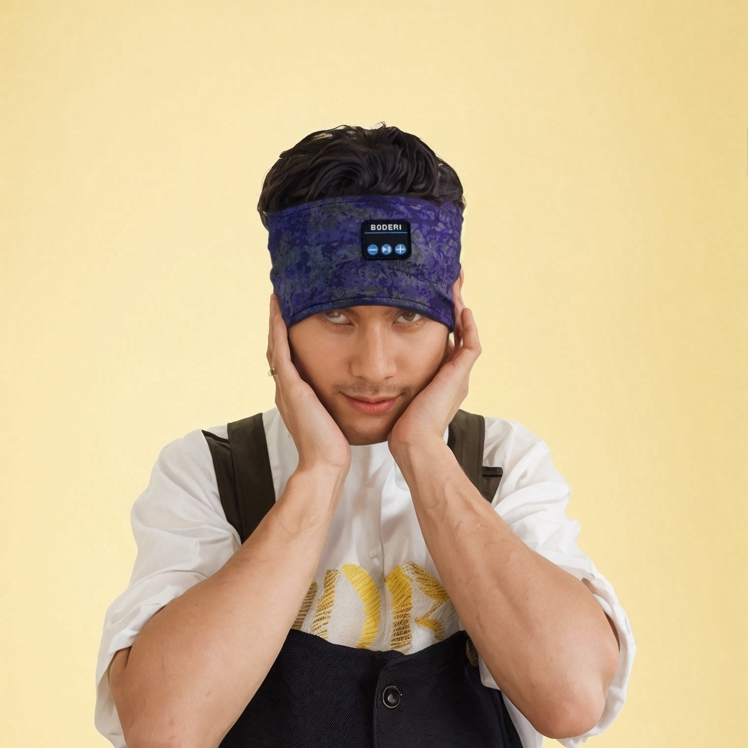 Dual Ear Stereo Music Blackout Hood For Phone Calls