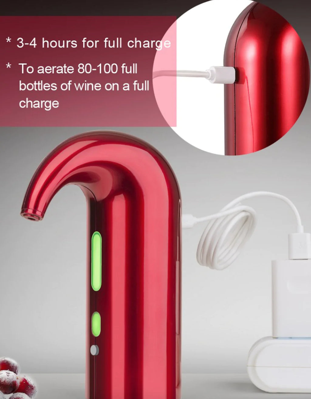 Electronic Wine Aerator