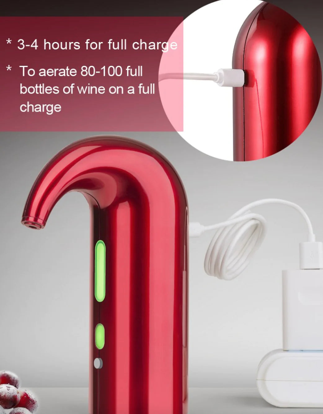 Electronic Wine Aerator