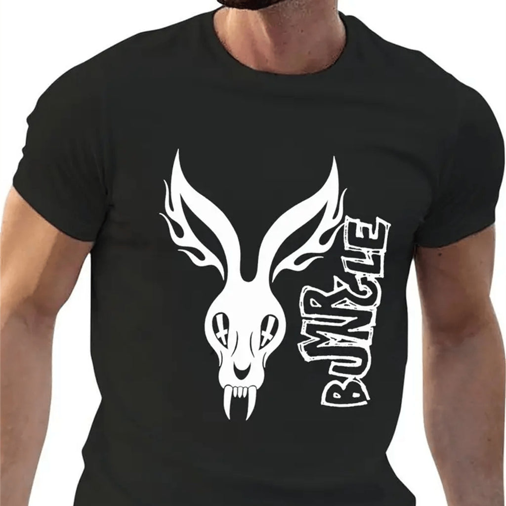 Men's Creative Tops, Casual Short Sleeved Round Neck T-shirts, Summer Outdoor Men's Clothing