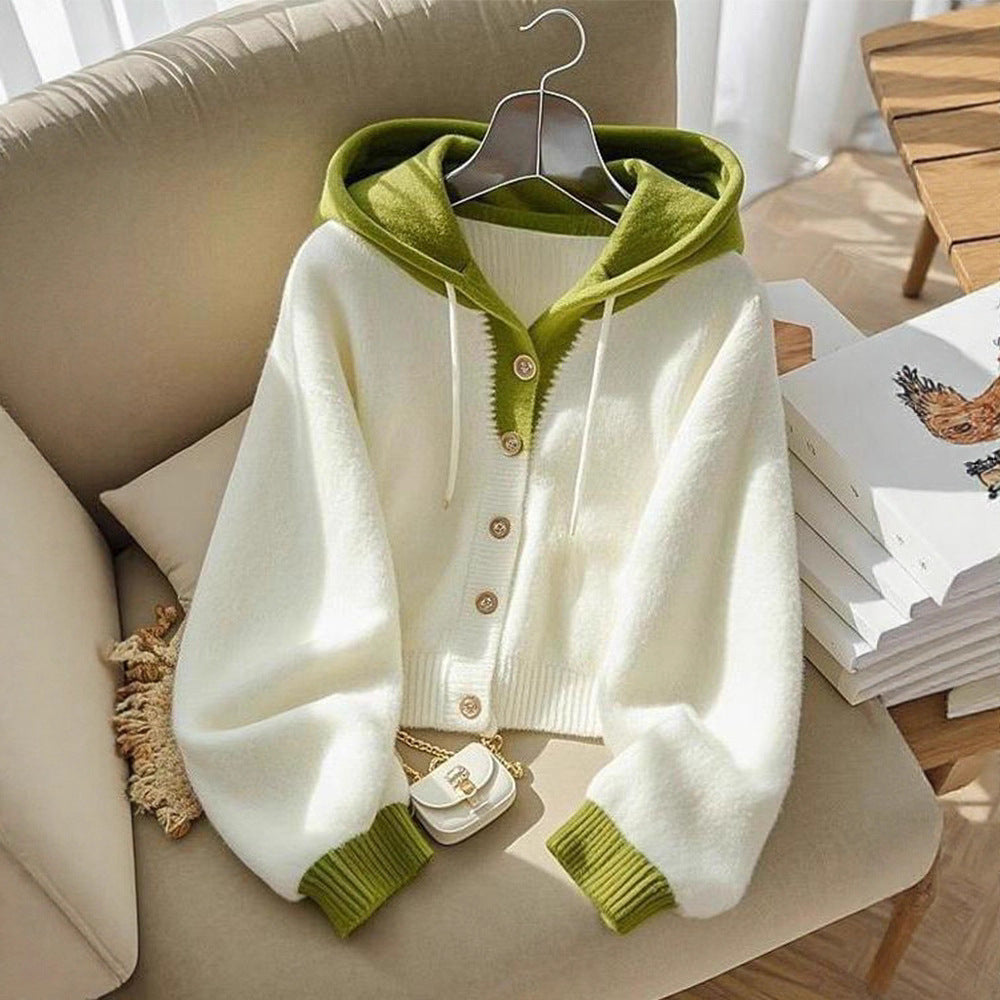 Early Autumn Korean Style Top For Women