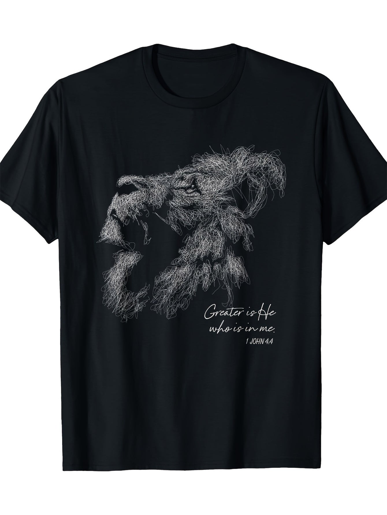 Men's Letter Pattern Printed T-shirt - Soft Round Neck, Comfortable Fit, Slightly Elastic Knitted Fabric, Casual Summer T-shirt