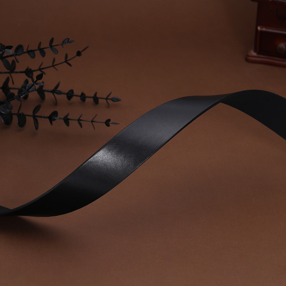 Fashion Buttonless Head Eyelet Men's Belt