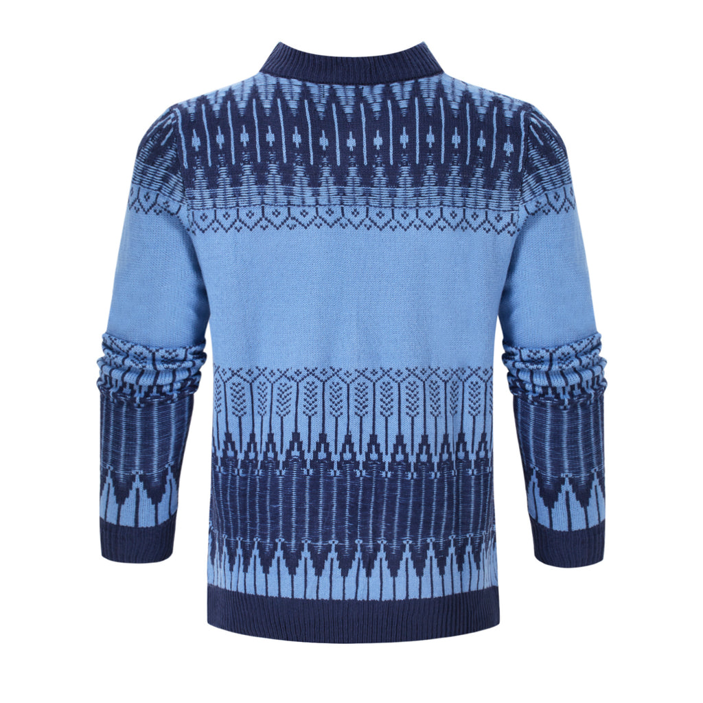 Men's Knitted Sweater Fashion Long-sleeved Pullover Tops Fall And Winter Clothing