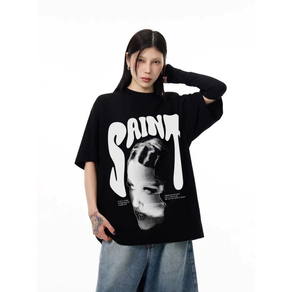 Summer New Printed T-shirt - Customizable Pattern