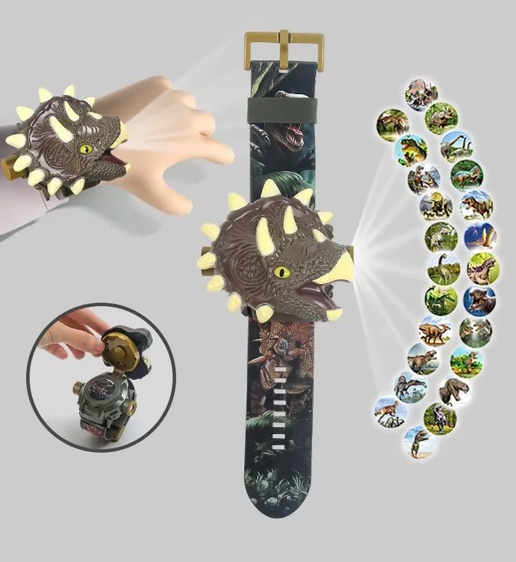 Children's Dinosaur Projection Electronic Watch Toy