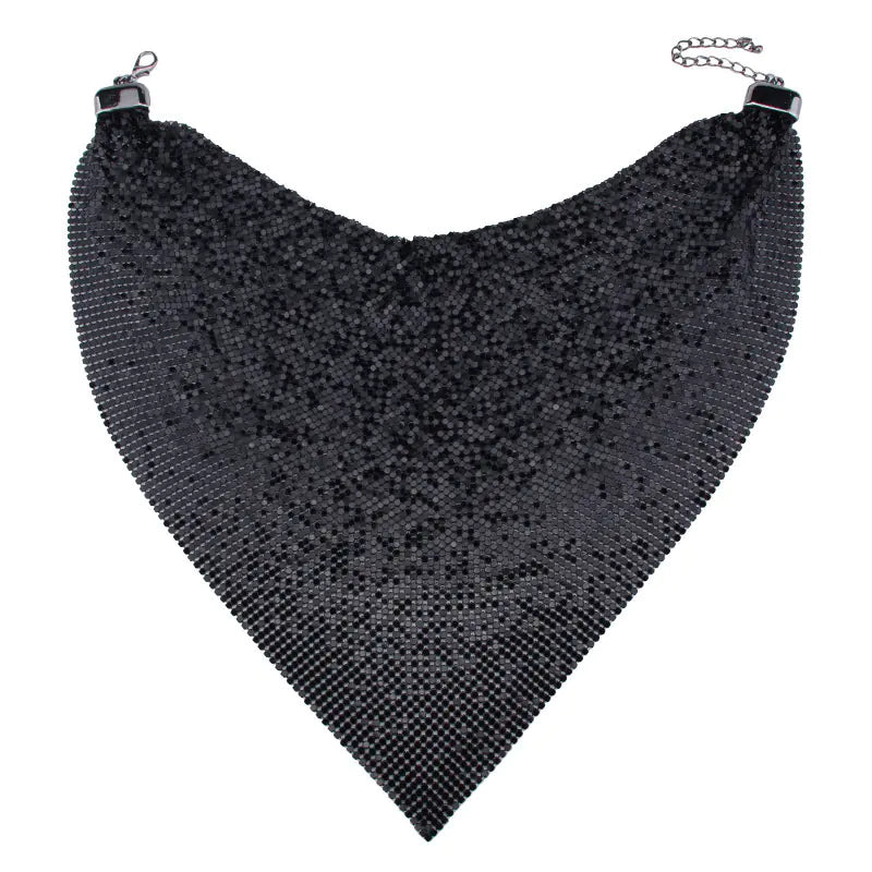 Mesh Necklace, Clavicle Chain, Fish Scale Neck Chain
